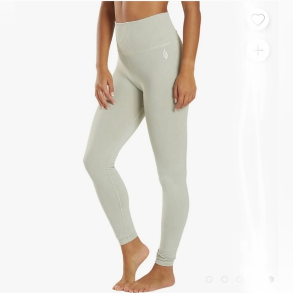 NWT Free People Good Karma Leggings Sea Glass Size M/L - Picture 6 of 12
